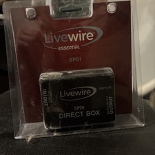Livewire SPDI Passive Direct Box W/ Attenuation Pad floating low-impedance XLR