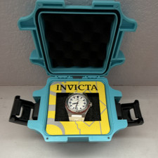 TechnoMarine Quartz Men's Wristwatch White Silicone Band Silver 200M Date w/ Box