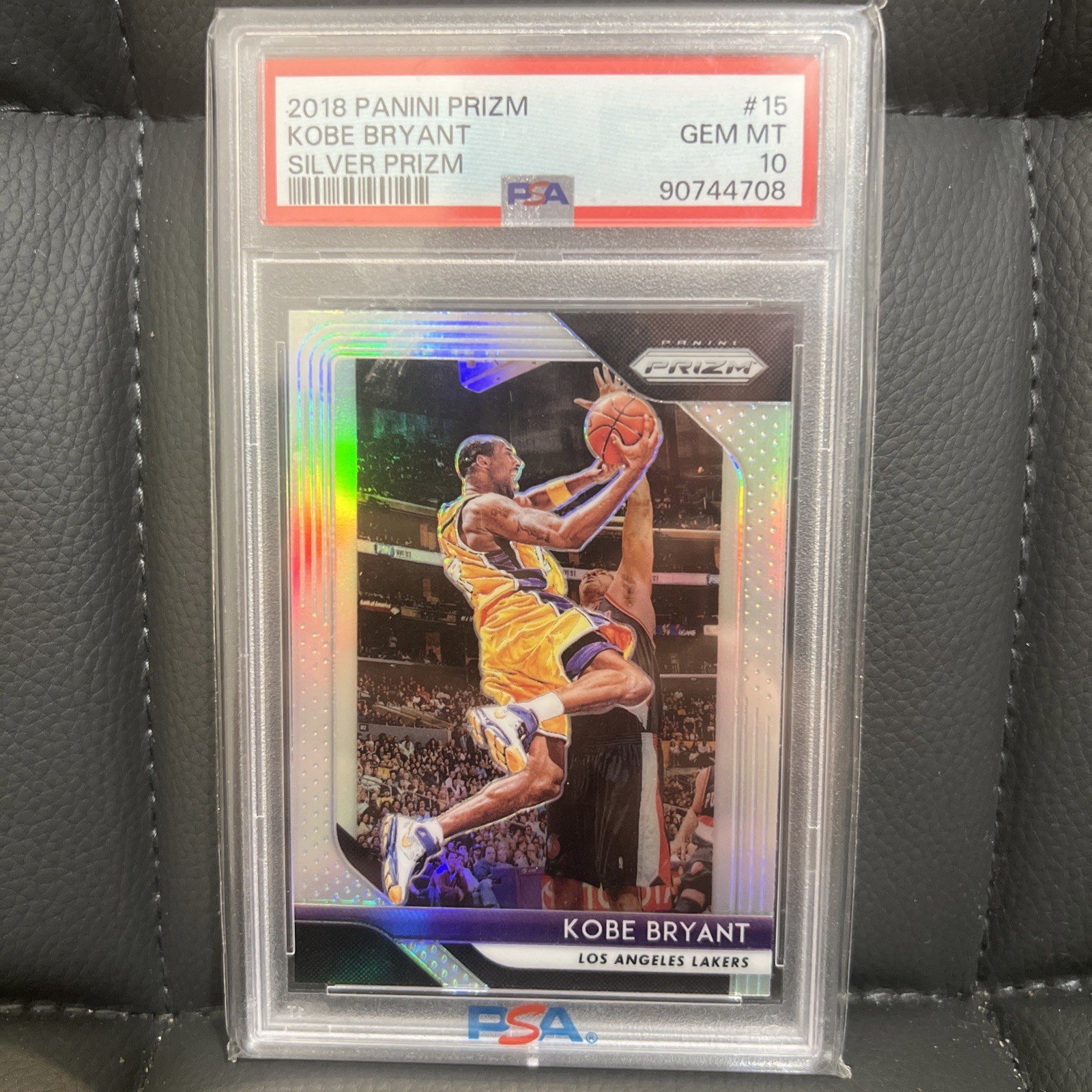 2018-19 Prizm Kobe Bryant Prizm Silver #15 l PSA 10