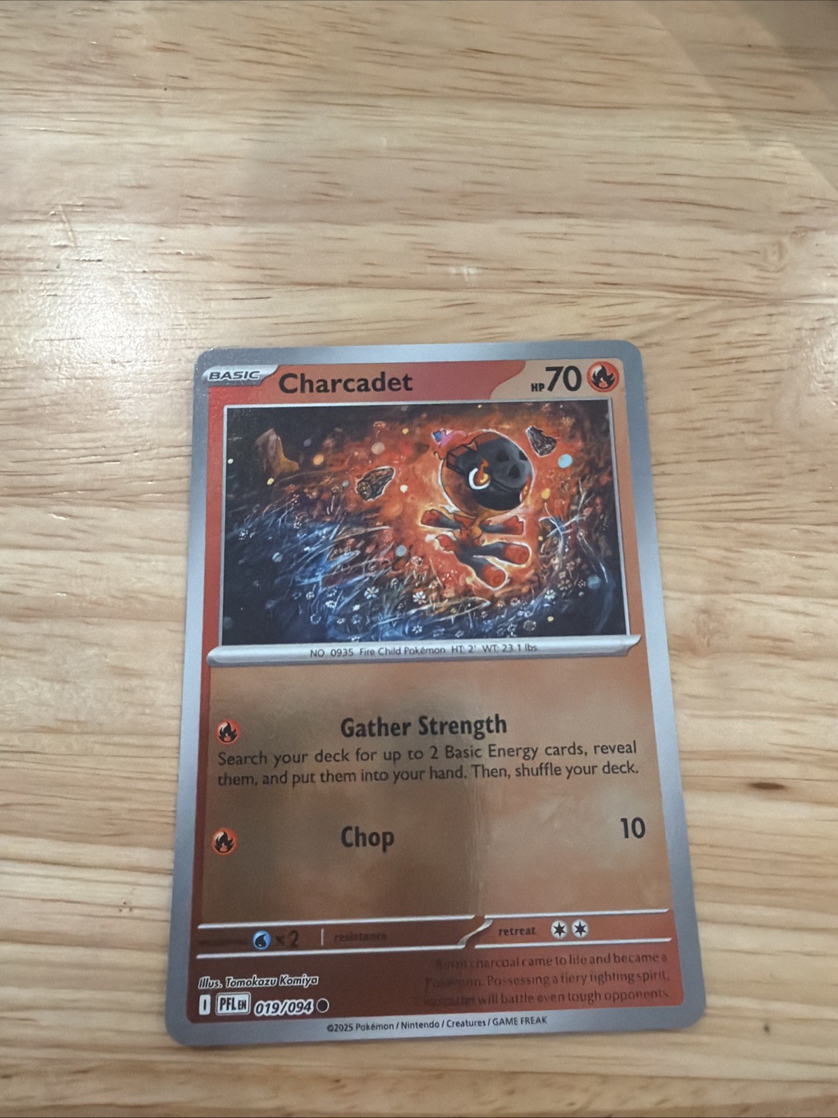Charcadet 019/094 Me02: Phantasmal Flames Reverse Holo