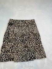 The Children's Place Girls Animal Print Corduroy Midi Skirt Size 10