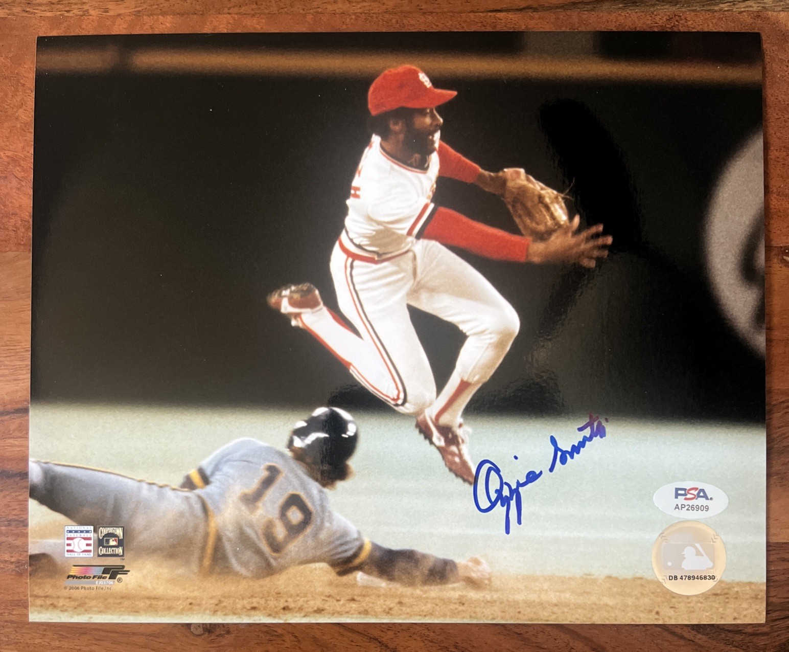 Ozzie Smith Auto Autograph Autographed Signed 8x10 Photo PSA COA Rare HOF 