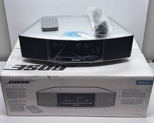 Bose Wave Music System IV - AM/FM Radio Alarm/CD Player - Platinum Silver
