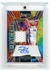 2024 SELECT X-FACTOR MEMORABILIA SIGNATURES TIE-DYE #XMS-JER JEREMY SOCHAN /25