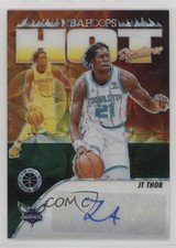 2023-24 NBA Hoops Premium Stock Hot Signatures Green Prizm 5/8 JT Thor Auto 5i3