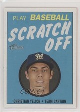 2020 Topps Heritage 1971 Topps Baseball Scratch-Offs Christian Yelich #6 1u6