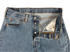 Levis 501 XX Button Fly Premium Jeans Mens 31x30 Blue 100 Cotton