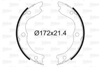 Bremsbackensatz Feststellbremse Valeo 564177 FüR Nissan Trail 1 T30 4X4 Dci FWD