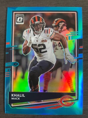 2020 Donruss Optic Khalil Mack #21 Aqua Prizm serial /299