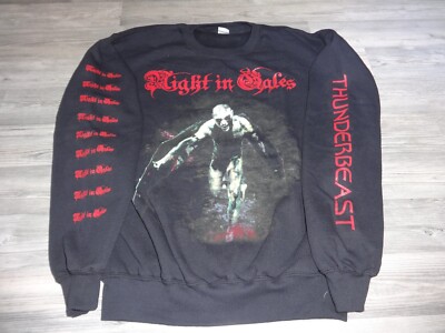 Night in Gales Sweatshirt Death Metal Amorphis Cradle of Filth Dismember Ltd 33