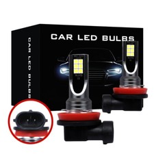 2x H11 3030 Antibrouillard LED Ampoules Feux Jour Voiture Auto Lampe Phare 6500K