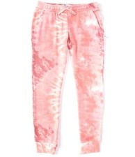Roxy Big Girls' Real Friends Tie Dye Knit Jogger Size 7 Pink NWT