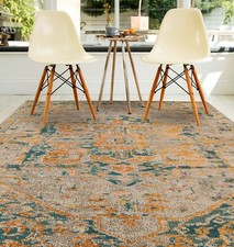 Image of Colores Rug for Living Room Bedroom Abstract Cloud Short Pile Multi Coloured Rug