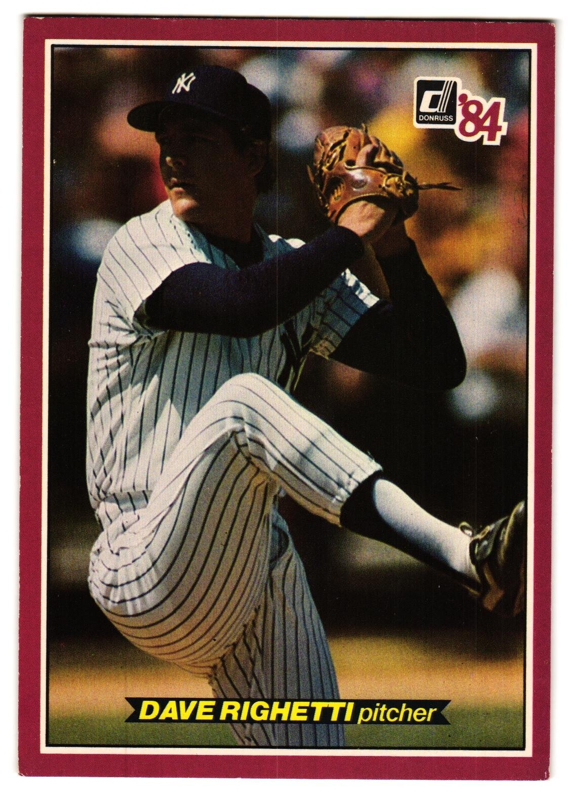 1984 Donruss Action All-Stars # 59 Dave Righetti New York Yankees