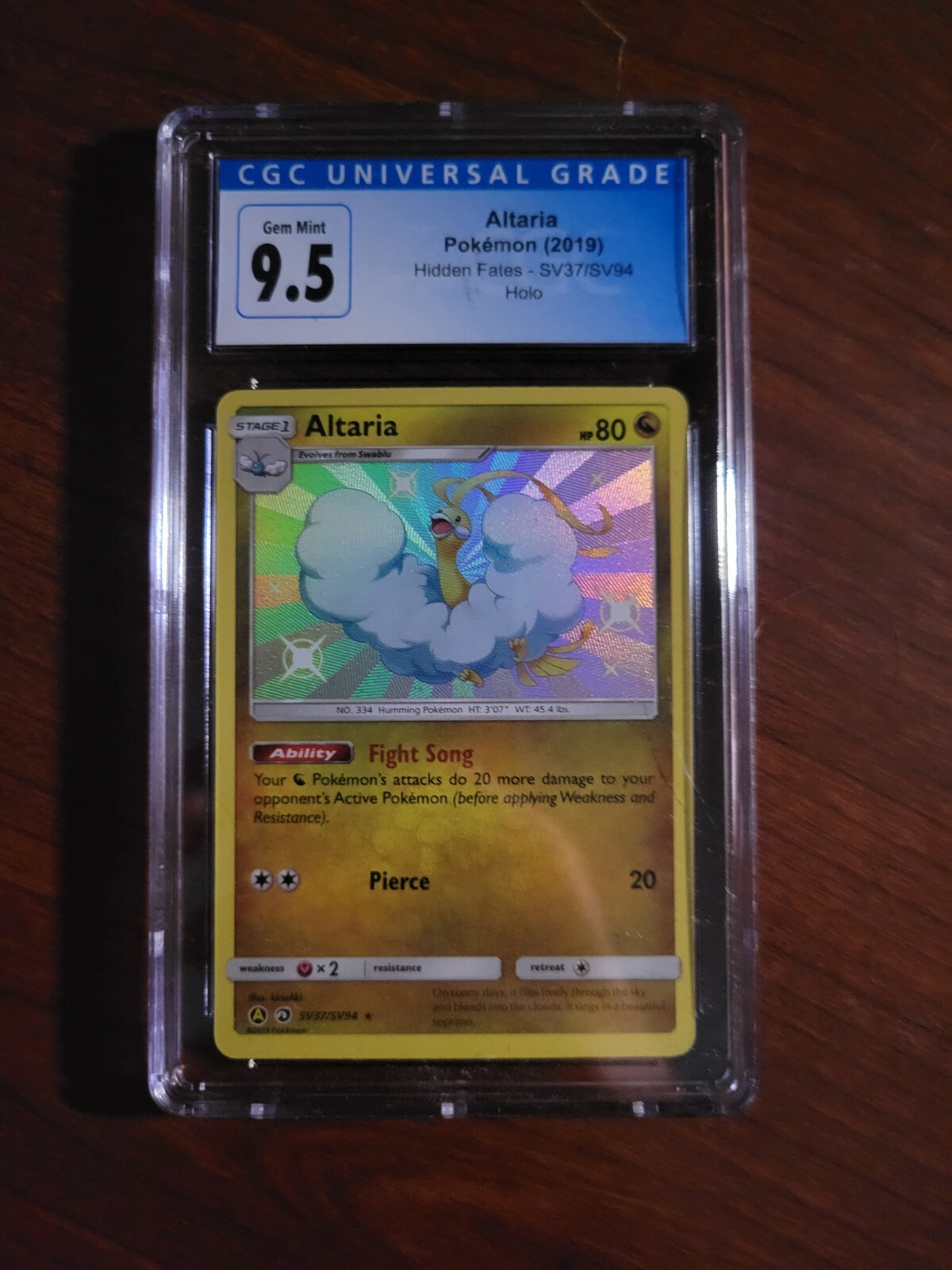 Hidden Fates Altaria SV37/SV94 CGC 9.5 (Make Offer)