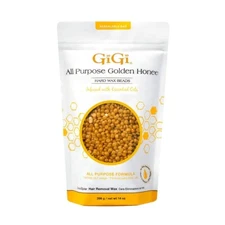 GiGi Hard Wax Beads Golden Honee All Purpose Hair Removal Wax 14oz