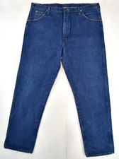 Vintage USA Wrangler Cowboycut Westerncore 13WMZ Blue Denim Jeans Men Size 42x32