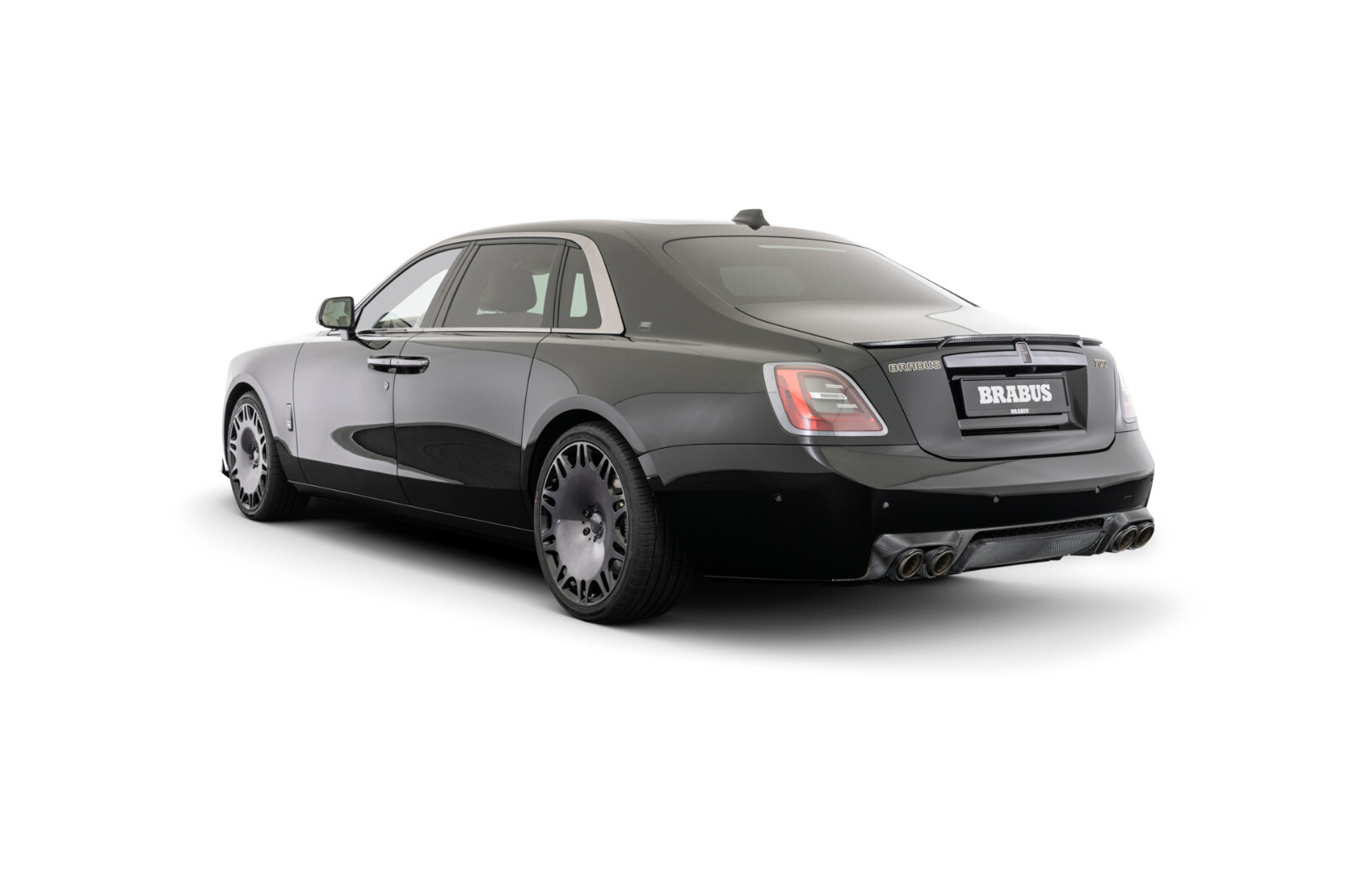 BRABUS Rolls Royce Ghost II Carbon Fiber Rear Insert in Gloss
