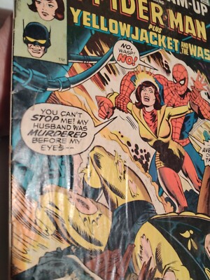 MARVEL TEAM-UP #59 1977 SPIDER-MAN plus YELLOW JACKET WASP BYRNE comic book