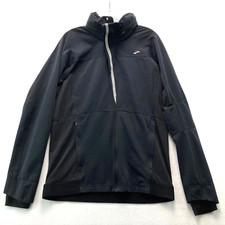 Brooks Women's SZ S Running Jacket Black Full Zip Hood Shelter Technology