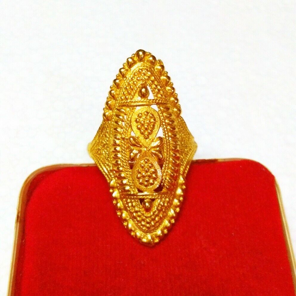 Pari Art Jewellery Forming Gold Finger Rings (Assorted Design)