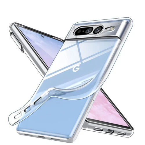 For Google Pixel 7a 7/6 Pro 6a Slim Gel Case Clear TPU Soft Shockproof Cover - Image 2 of 4