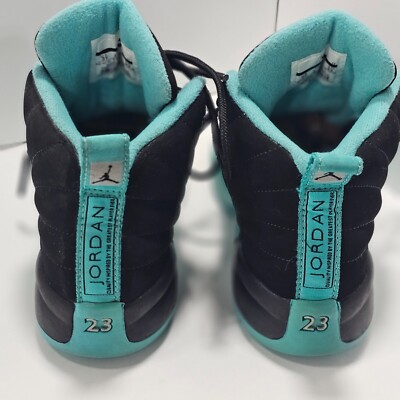 Air Jordan 12 Retro GS Hyper Jade Black 510816-017 Size 3Y