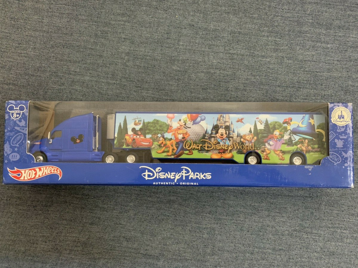 Disney Parks Authentic Original New unopened Hot Wheels Trailer