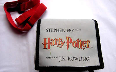 Harry Potter Philosopher's Stone & Chamber of Secrets in carry bag audio books