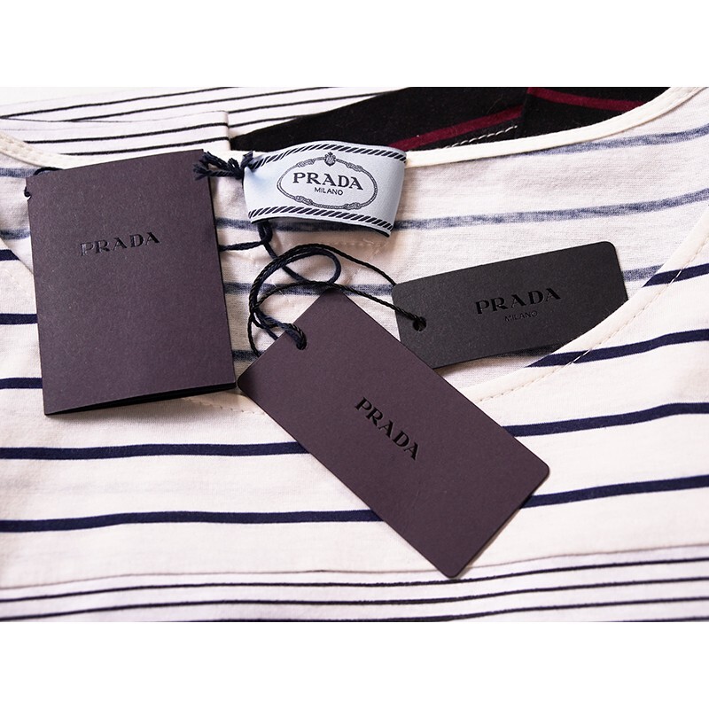 M NEW $1020 PRADA RUNWAY Woman's White Graphic RABBIT Print