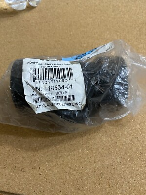 #ad GREAT PLAINS INDUSTRIES GPI CAST IRON ADAPTER 1 INCH NPT $28.99