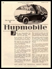 1917 Hupmobile Convertible Hupp Motor Car Corporation Detroit Michigan Print Ad