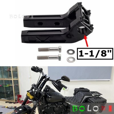 1-1/8'' Club Style Pullback Handlebar Riser for Harley Softail Dyna Low Rider ST