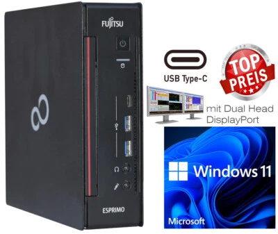 MINI COMPUTER Q958 i3-8G 128GB SSD 8GB DDR4 RS-232 WINDOWS 11 DVI+DISPL-PORT 648 - Bild 1 von 4