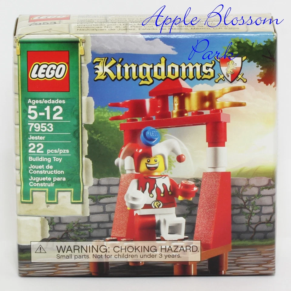 NEW Lego Kingdoms Set 7953 JESTER Castle Red White Court Jester Juggler Minifig - Image 3 of 4
