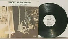 ROY BROWN Hard Times WLP VG+ 1973 ABC Bluesway Vinyl BLS6056 White Label
