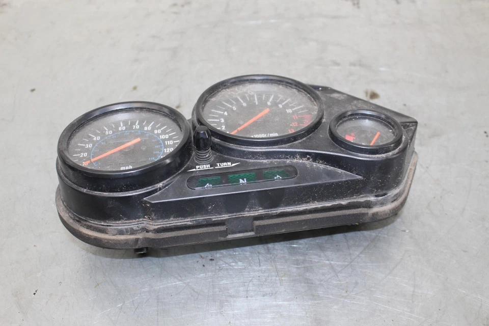 2005 97-09 Kawasaki EX500R Ninja 500R OEM Gauges Cluster Speedometer Tach Lights - Image 2 of 4