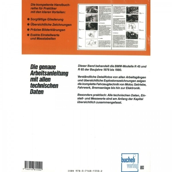 Thumbnail - Bmw R45/r65 (1978-1980) Reparaturanleitung Bucheli Verlag