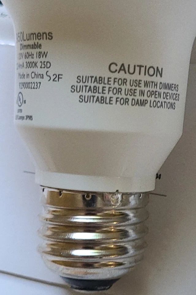 Philips Endura 18W LED PAR38  White Light Flood Light Bulbs 25° Dimmable 6 Bulbs - Image 4 of 4