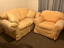 2 seater sofa and 1 chair used, v. good condition, LAST DAY 4/12, disposal 5/12