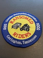 2006 Christian Motorcyclists Association Ransomed Riders Covington Iron On Patch