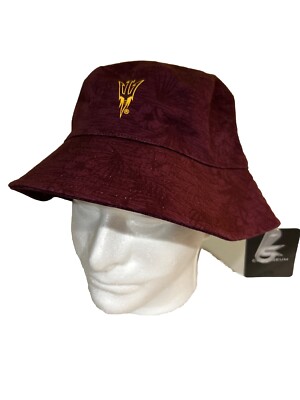Zephyr Arizona State Sun Devils Bucket Hat Unisex Hawaiian Cotton NEW