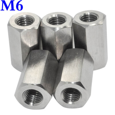 M6 Female 304 Stainless Steel Hex Column Standoff Spacer Threaded Pillar for PCB
