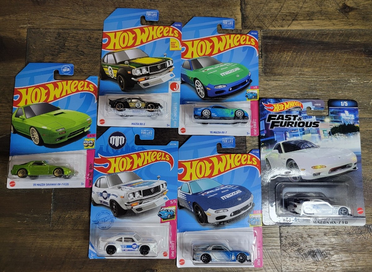 Hot Wheels Fast & Furious Mazda RX-7 6台 Amazon.com: Hot Wheels Fast & Furious '95 Mazda RX 7 2/6
