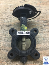 Butterfly Valve 2-1/2" 200 CWP Lug Bare Stem CI Body, Alum/Brz Disc, EPDM Seat