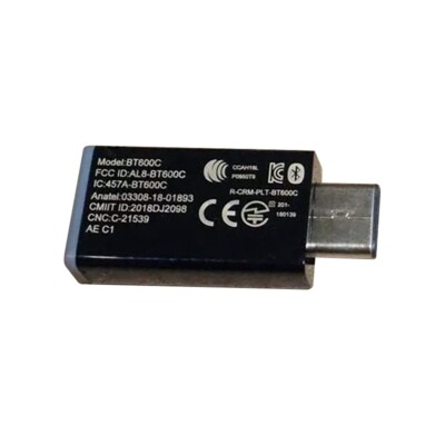Poly BT600 USB-C Bluetooth Adapter BT600C (New Removal, Bulk Packaging)