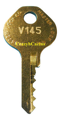 Master Lock Original Control Key V54 – Fits 1525, 1585, 2010, 2076 Padlocks – OEM Master Key