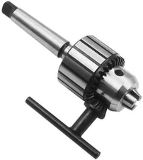 HFS(R) Woodworking 1/2 Inch Diameter Drill Chuck with 2 Morse Taper Mount