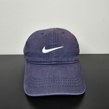 Nike Hat Cap Boys Strap Back Blue Swoosh Logo Casual Performance Sports Youth