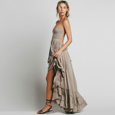 pleated camisole dress Midi Dress Pleated Camisole in Black & Rust L / Rust